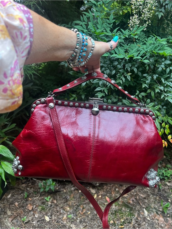 Patricia Nash Handbags - Patricia Nash Oxblood Discovery Collection Satchel